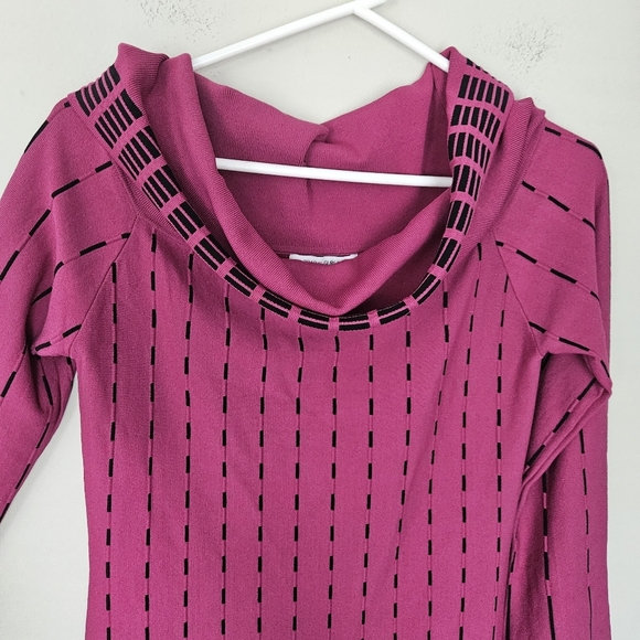 Prabal Gurung Purple Off The Shoulder Dress Size 4 - Picture 6 of 9